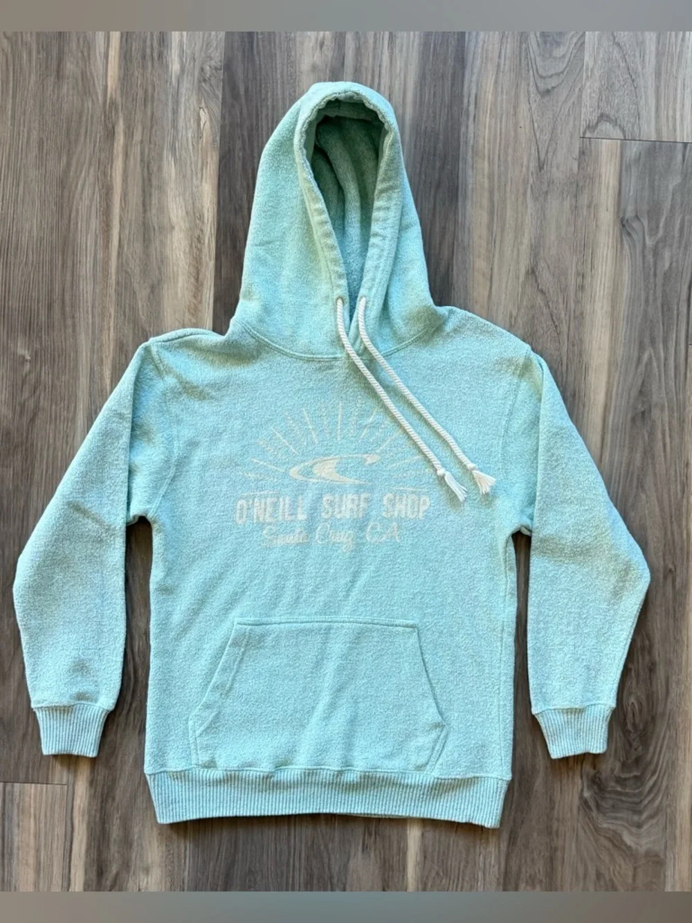O'Neill Seafoam Green Hoodie Size S - Picture 3 of 7